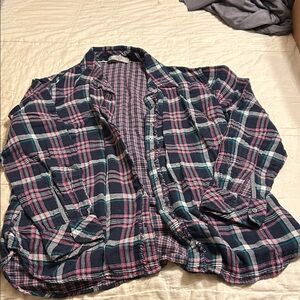 Lee Multicolor Plaid Shirt size large